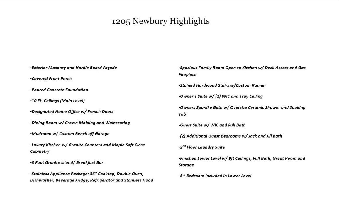 1205 Newbury Highland