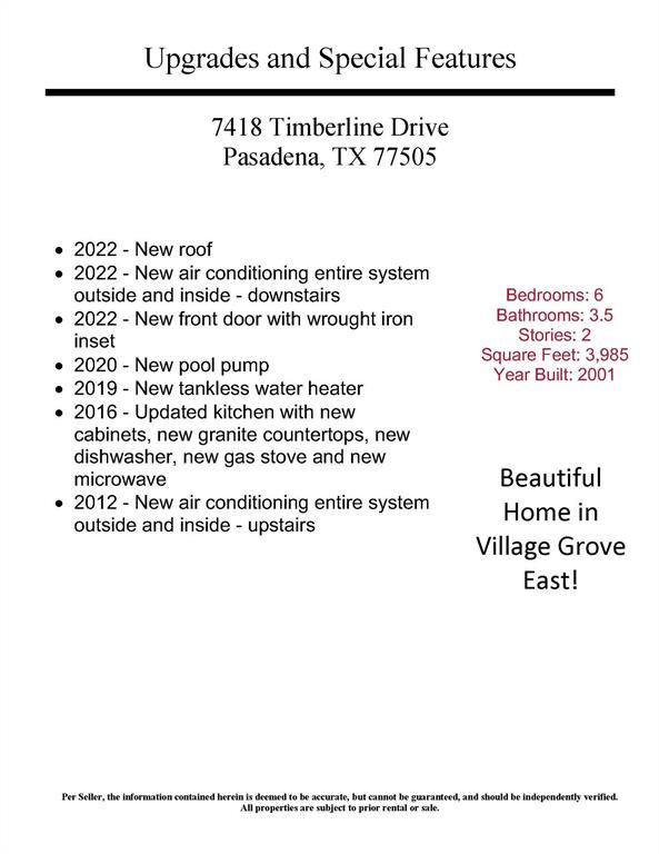 7418 Timberline Drive
