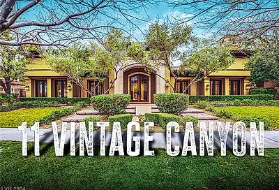 11 Vintage Canyon Street Las Vegas NV 89141