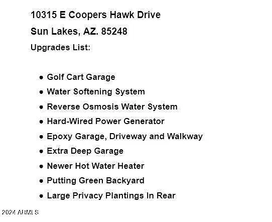 10315 E Coopers Hawk Drive